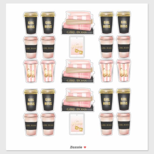 Meisje Boss Vrouwen Hoge Mode Planner Decals Sticker (Vel)