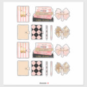Meisje Boss Vrouwen Hoge Mode Planner Decals Sticker (Vel)