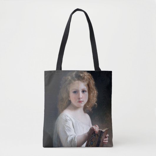 Meisje, Bouguereau Tote Bag (Voorkant)