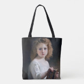Meisje, Bouguereau Tote Bag (Achterkant)