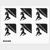 meisje boulderen stickers (Vel)