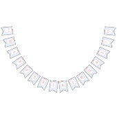 Meisje Bow 4th of July Verjaardag Banner (Alle)