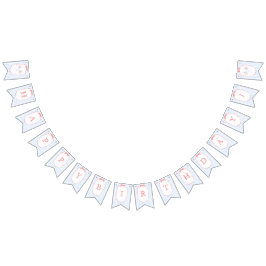 Meisje Bow 4th of July Verjaardag Banner