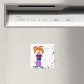 Meisje Bowler Magneet (Insitu (Vaatwasser))