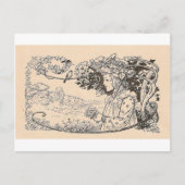  meisje briefkaart (Voorkant)