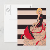  meisje briefkaart (Voorkant / Achterkant)