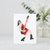 meisje briefkaart (Staand voorkant)