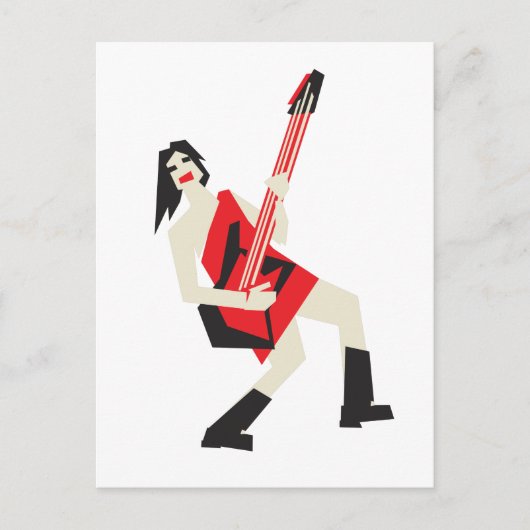 meisje briefkaart (Voorkant)