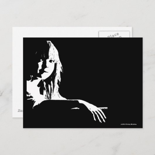 Meisje Briefkaart (Voorkant / Achterkant)