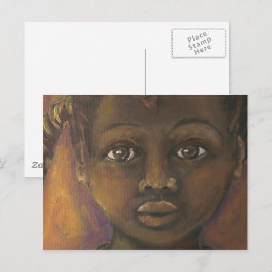 Meisje Briefkaart (Voorkant / Achterkant)