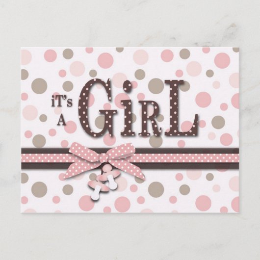 Meisje Briefkaart (Voorkant)