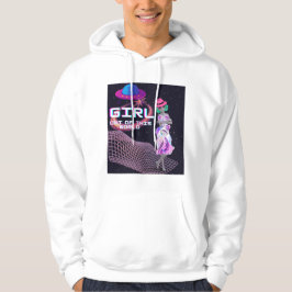 Meisje buiten deze wereld hoodie