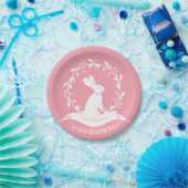 Meisje Bunny Baby shower 7" Bord (Feest)