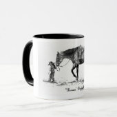 Meisje, "Burnin" Daglicht" Mok (Voorkant links)