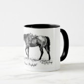 Meisje, "Burnin" Daglicht" Mok (Voorkant rechts)