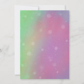 Meisje bye een gaan weg ontwerp kaart (Achterkant)