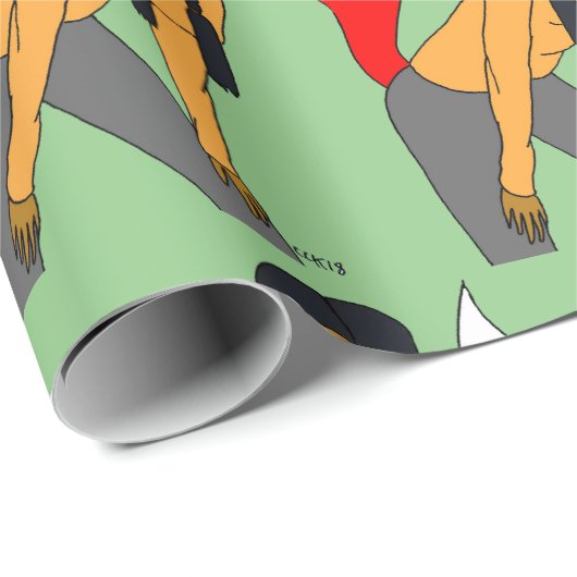 meisje cadeaupapier (Rol Hoek)