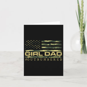 Meisje Camo Pap Amerikaanse Vlag Pap van Meisjes 4 Kaart
