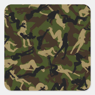 Meisje Camo Stickers