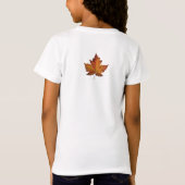 Meisje Canada T-shirt Canada Souvenir T-shirt (Achterkant)