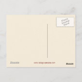 Meisje Carving Apple Halloween Briefkaart (Achterkant)