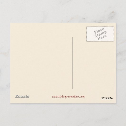 Meisje Carving Apple Halloween Briefkaart (Achterkant)