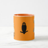 Meisje Carving Apple Halloween Mok (Midden)