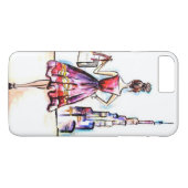 meisje Case-Mate iPhone case (Achterkant (Horizontaal))