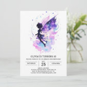 Meisje Charming Fairy Verjaardag Kaart (Staand voorkant)