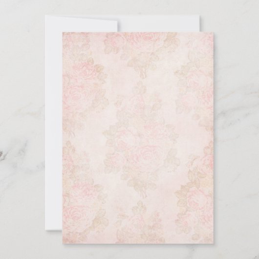 Meisje Christening Bautizo Uitnodigingen in het Sp (Achterkant)