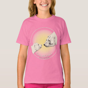 Meisje Churchill Polar Beer Shirt Beer Art T-shirt