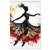 Meisje Dansbloemen Impuls Inspiratie Lente Natuur Kalender (Hoes)