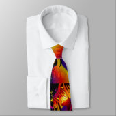 Meisje dansen op muziek notitie achtergrond grote  stropdas (Gebonden)