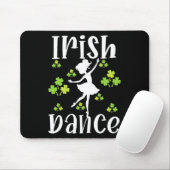 Meisje Dansende Ierse Dans St Patrick's Day Muismat (Met muis)