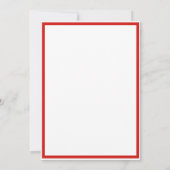  meisje danst rond de kerstboom kaart (Achterkant)