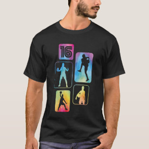 Meisje dat 16 jaar wordt Basketbalster 16 Jaar T-shirt