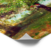 Meisje dat Apple bloesems schopt door Winslow Home Poster (Hoek)