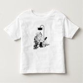 Meisje dat boeken leest kinder shirts (Voorkant)