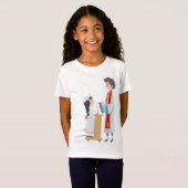 Meisje dat communistische religieuze meisjes T-Shi T-shirt (Voorkant volledig)