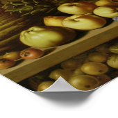 Meisje dat druiven verkoopt poster (Hoek)