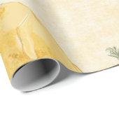 Meisje dat een hommel bekijkt cadeaupapier (Rol Hoek)