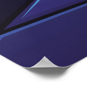 Meisje dat gitaar speelt van de nachtgitaar, meisj poster (Hoek)