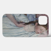 Meisje dat haar haar haar haar schikt, 1886 (olie Case-Mate iPhone case (Achterkant (horizontaal))