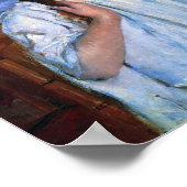 Meisje dat haar haar haar haar schikt | Mary Cassa Poster (Hoek)