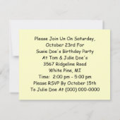 Meisje dat haar toekomst heeft verteld over uitvin kaart (Achterkant)