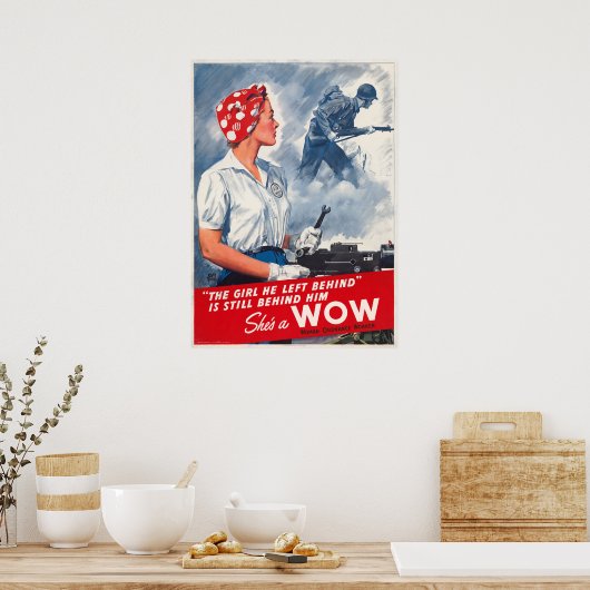 Meisje dat hij achterliet poster (Keuken)