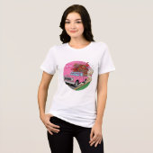 Meisje dat houdt van Crawfish Truck T-shirt! 🚚💖 Tri-Blend Shirt (Voorkant volledig)