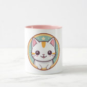 Meisje dat houdt van Kittens verjaardagsfeestje Mok (Midden)