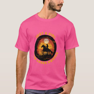 Meisje dat houdt van paarden Grappige Vrouwen Eque T-shirt