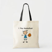 Meisje dat ik Basketball speel Tote Bag (Voorkant)